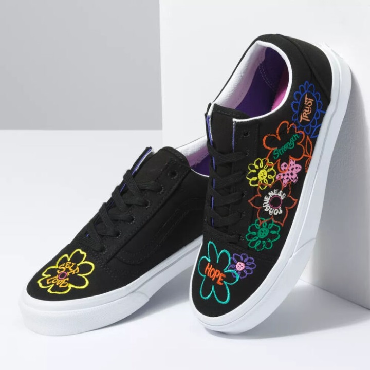 Vans καλλιεργούν φροντίδα παλιό Skool κήπος-αληθινό λευκό