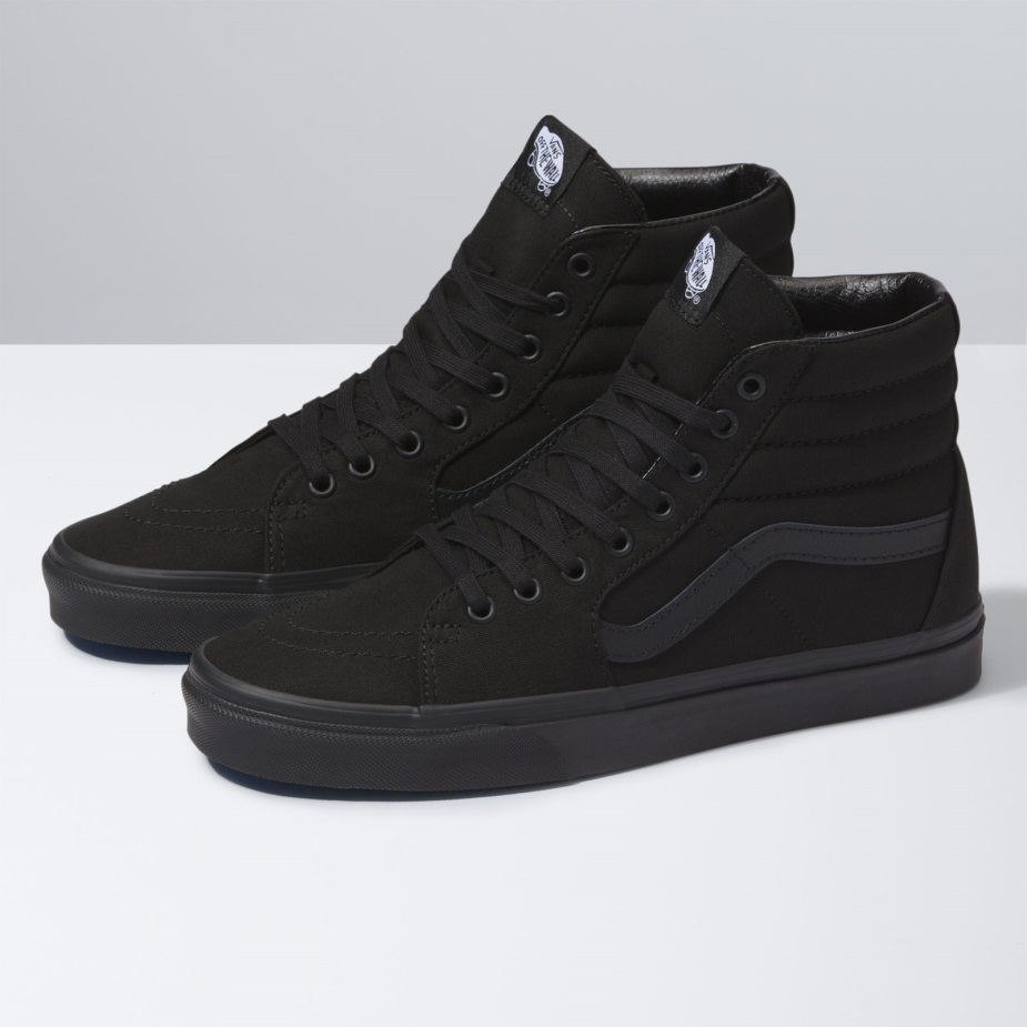 Vans καμβάς Sk8-hi μαύρο-μαύρο-μαύρο