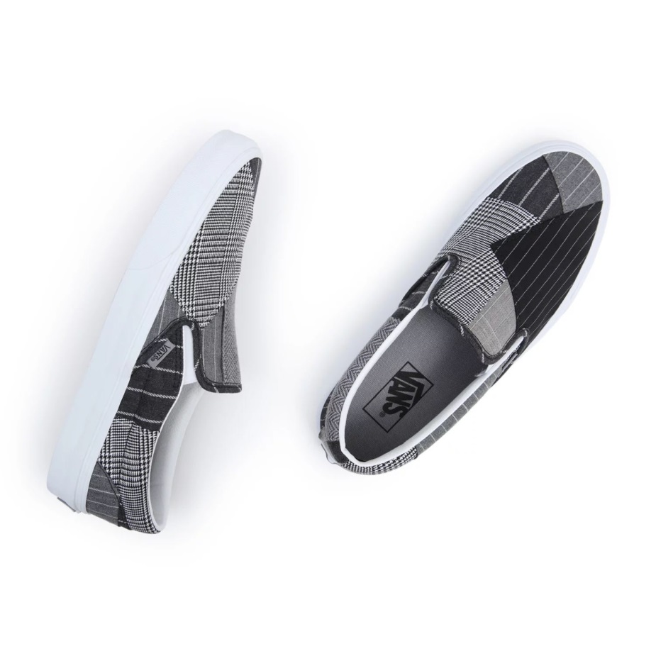 Vans κλασικά Slip-on Patchwork παπούτσια γκρι