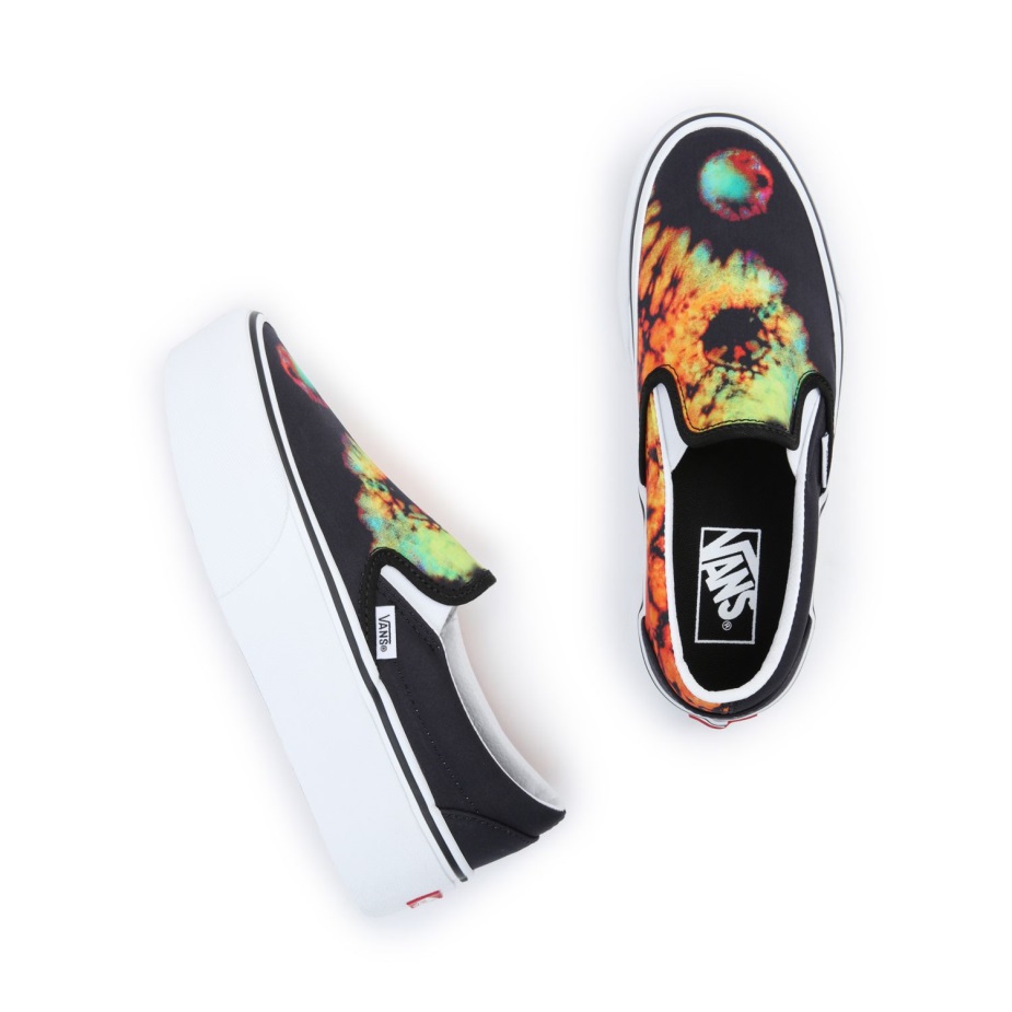 Vans κλασικά Slip-on Stackform παπούτσια μαύρα-multi