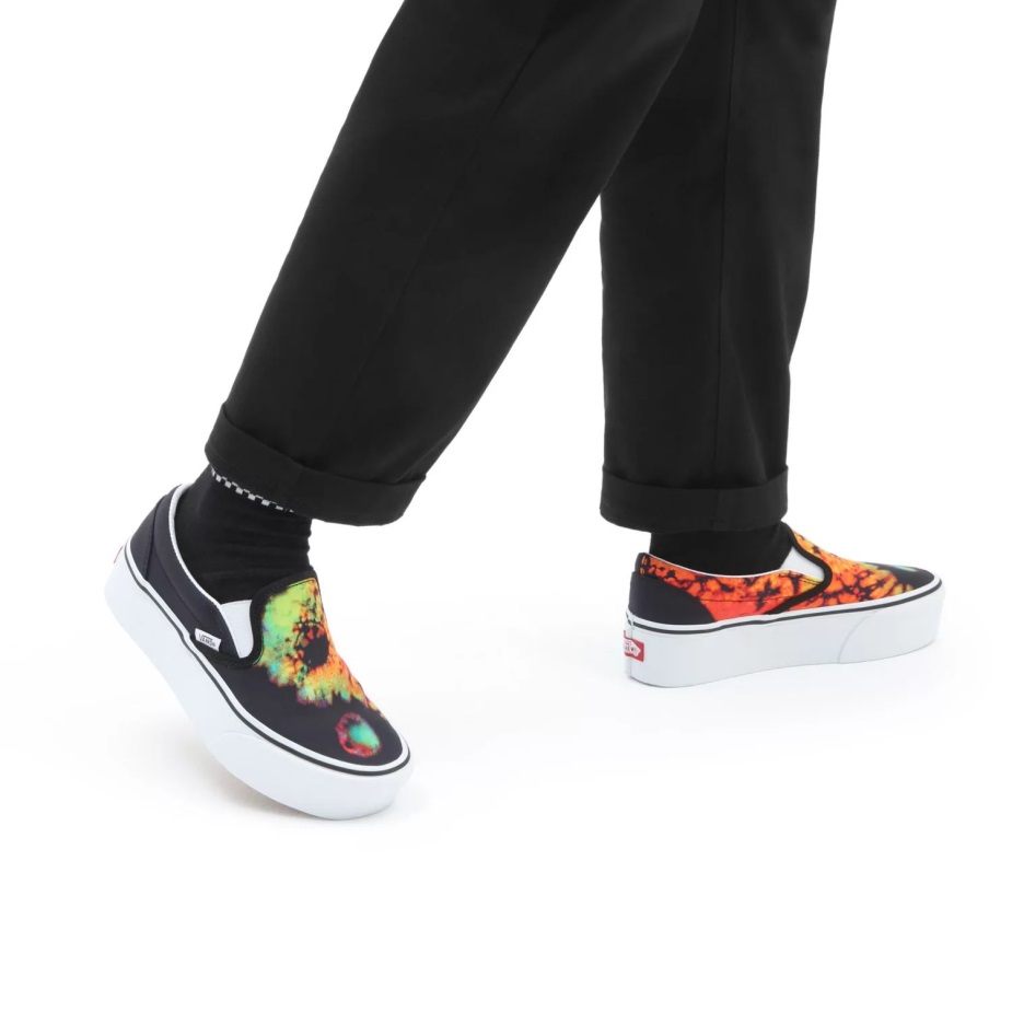 Vans κλασικά Slip-on Stackform παπούτσια μαύρα-multi