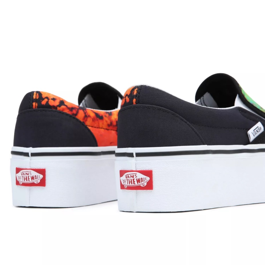Vans κλασικά Slip-on Stackform παπούτσια μαύρα-multi