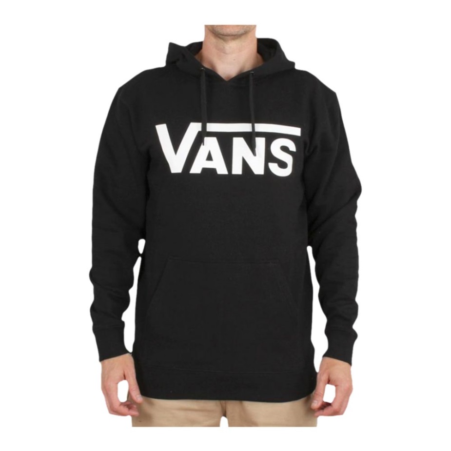 Vans κλασικό Hoodie πουλόβερ για άνδρες - μαύρο/άσπρο μαύρο λευκό