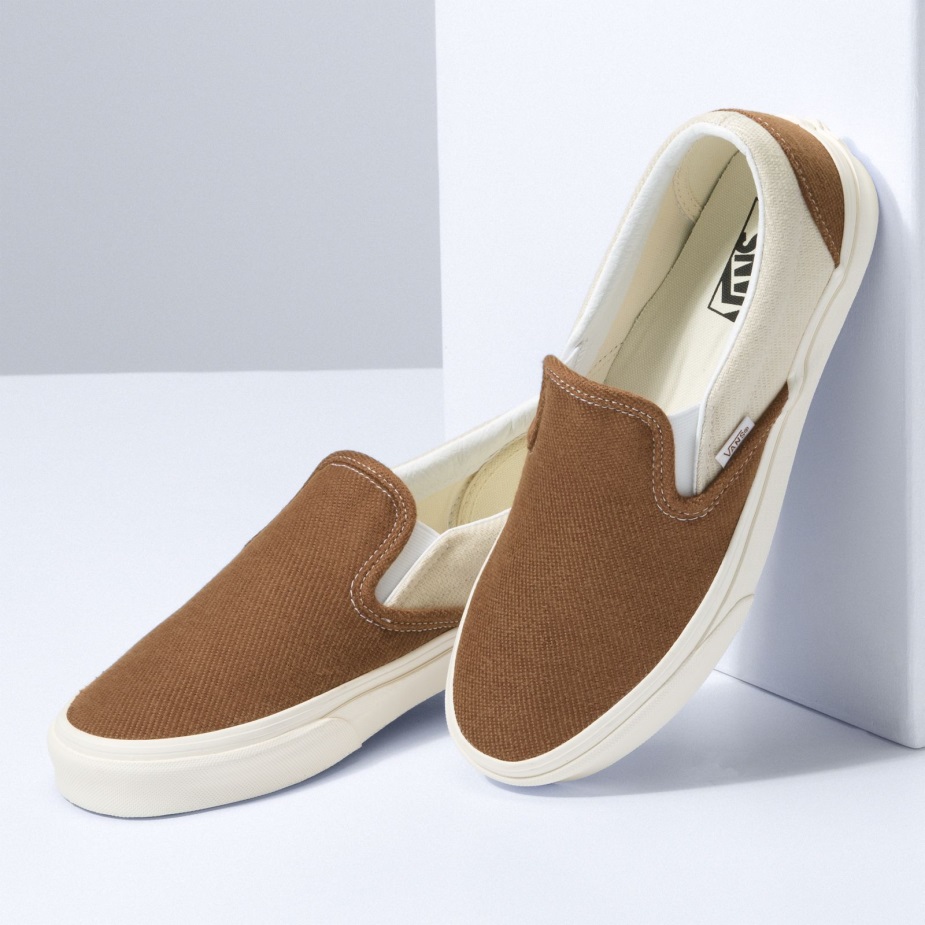 Vans κλασικό Slip-on Desert Twill καφέ-μπεζ