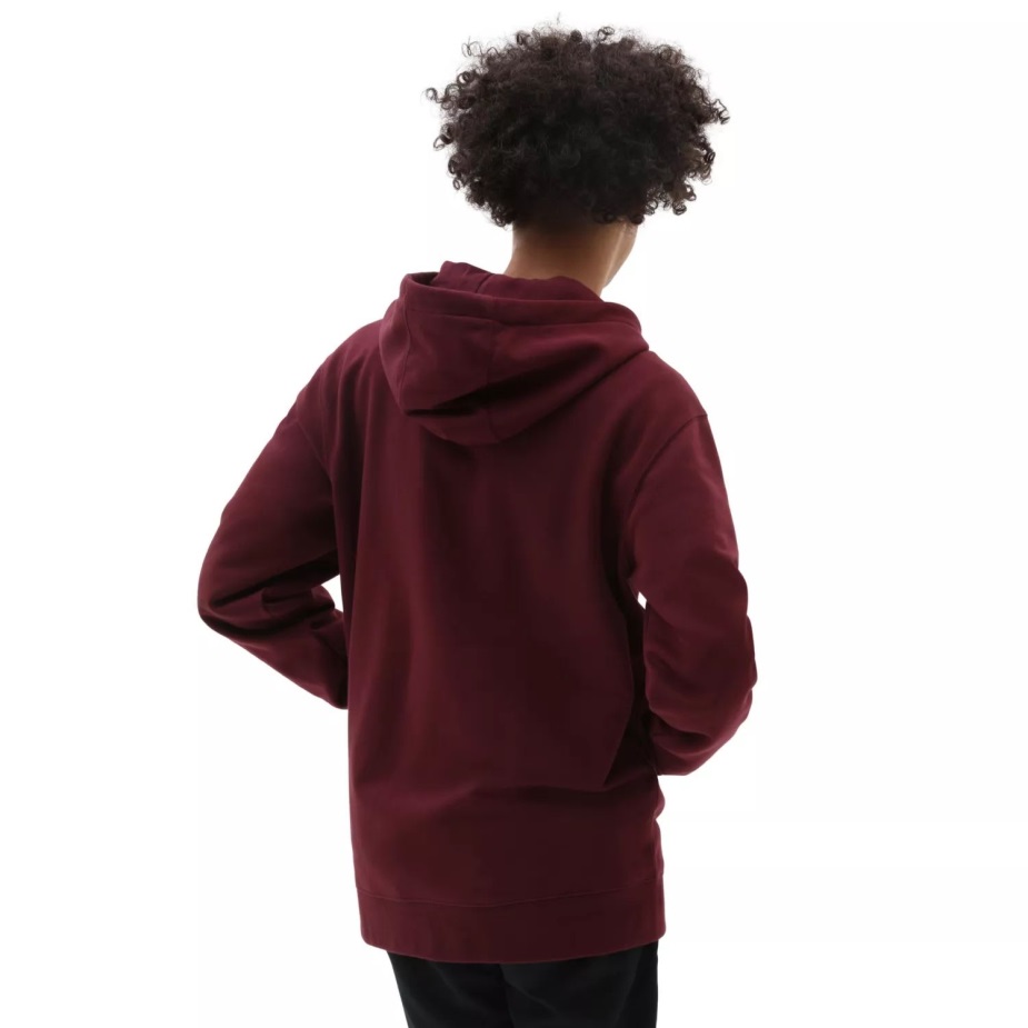 Vans κλασικό κόκκινο κουκούλα με φερμουάρ