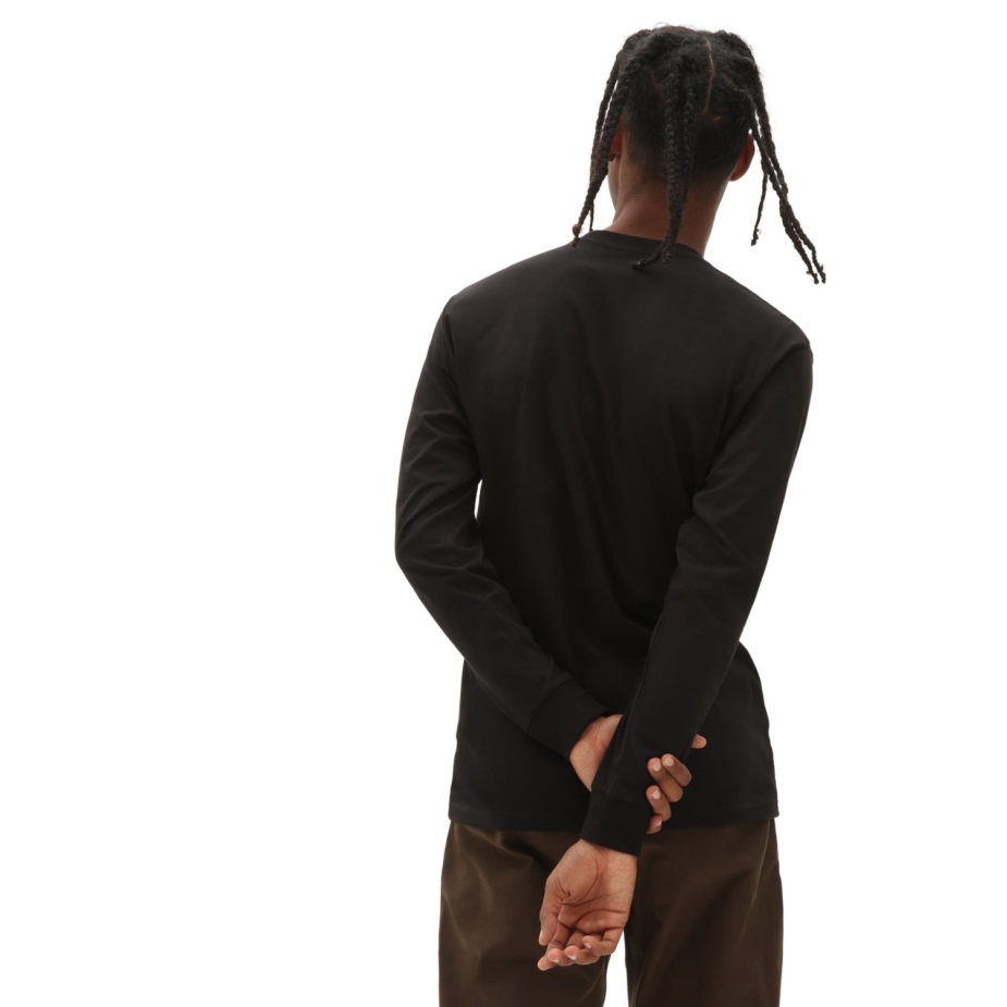 Vans κλασικό μακρυμάνικο μπλουζάκι μαύρο-άσπρο