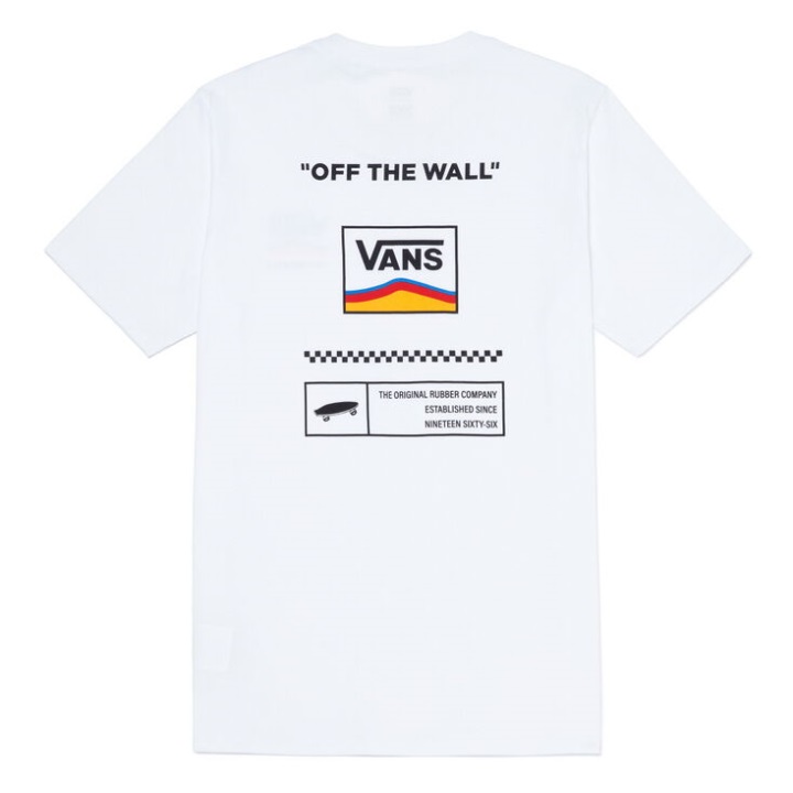 Vans κλασικό μπλουζάκι Wave λευκό