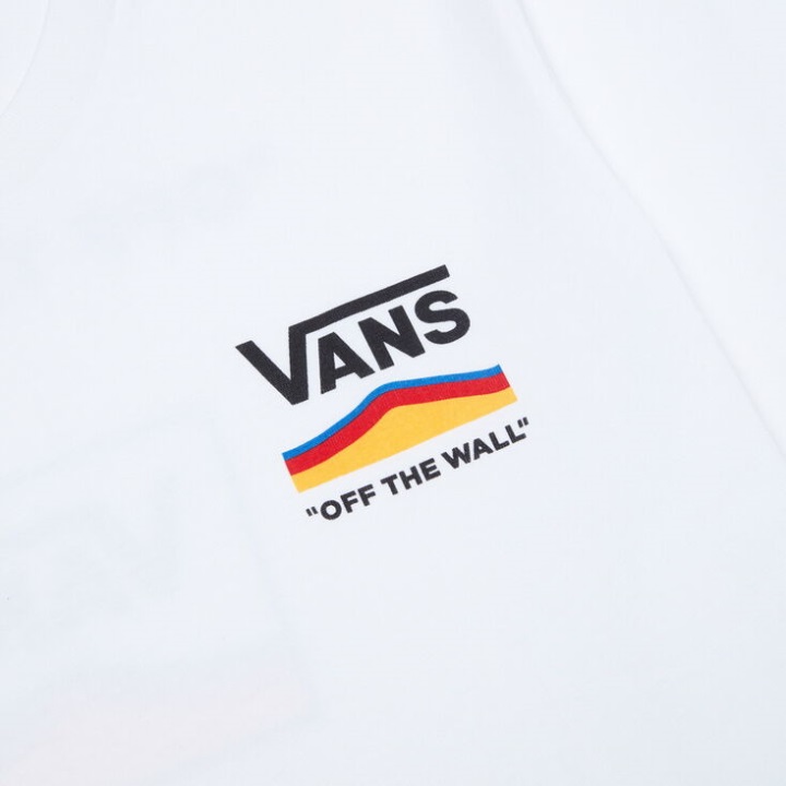 Vans κλασικό μπλουζάκι Wave λευκό