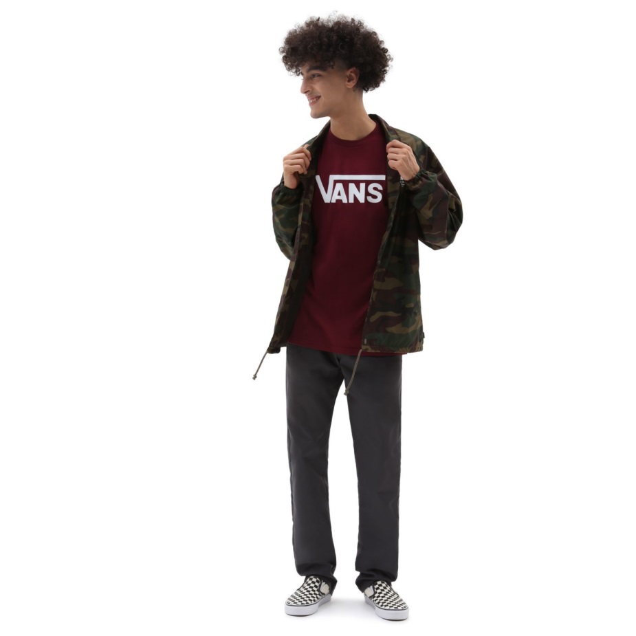 Vans κλασικό μπλουζάκι κόκκινο