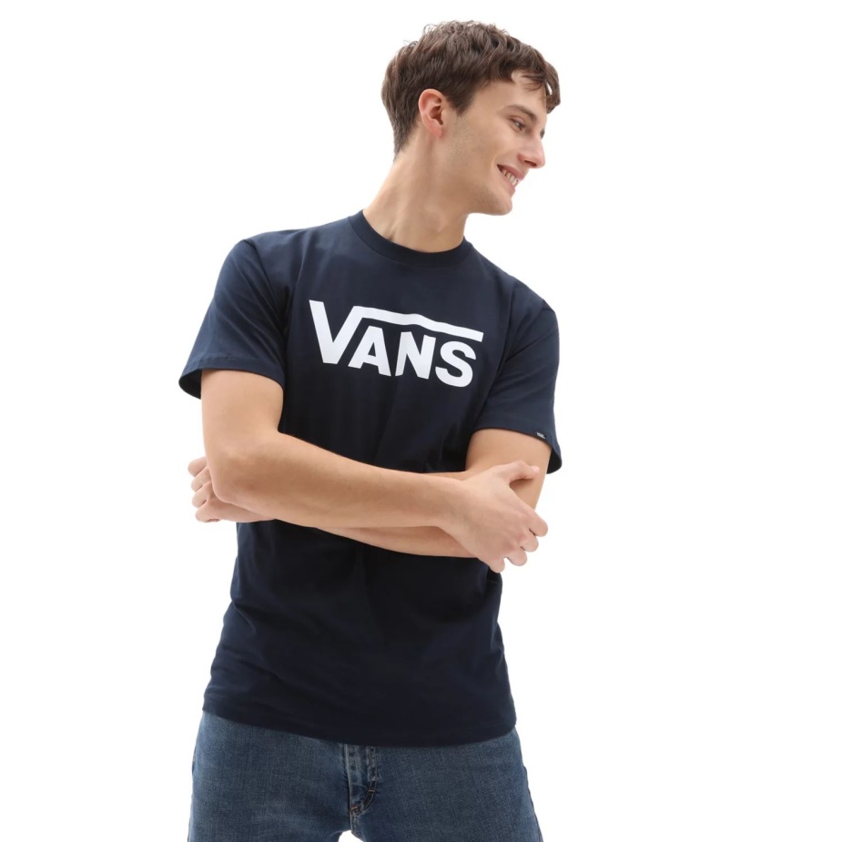 Vans κλασικό μπλουζάκι μπλε-ναυτικό