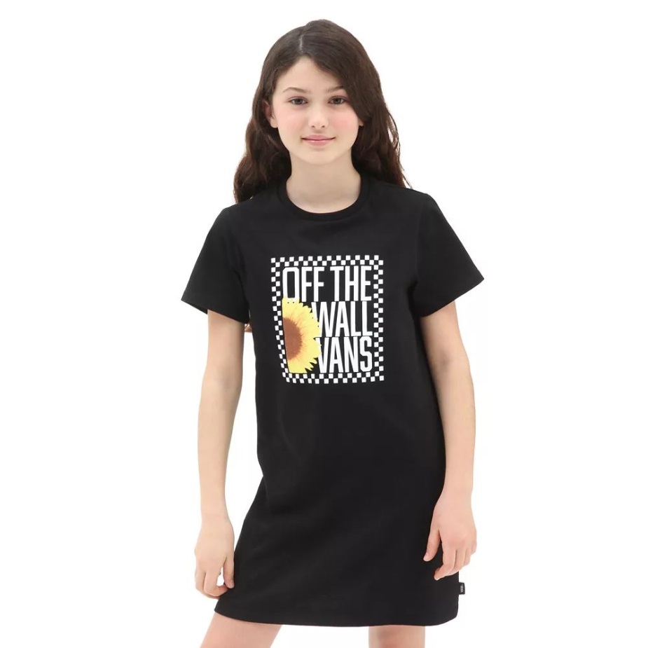 Vans κορίτσι ηλιόλουστο φόρεμα (8-14 ετών) μαύρο