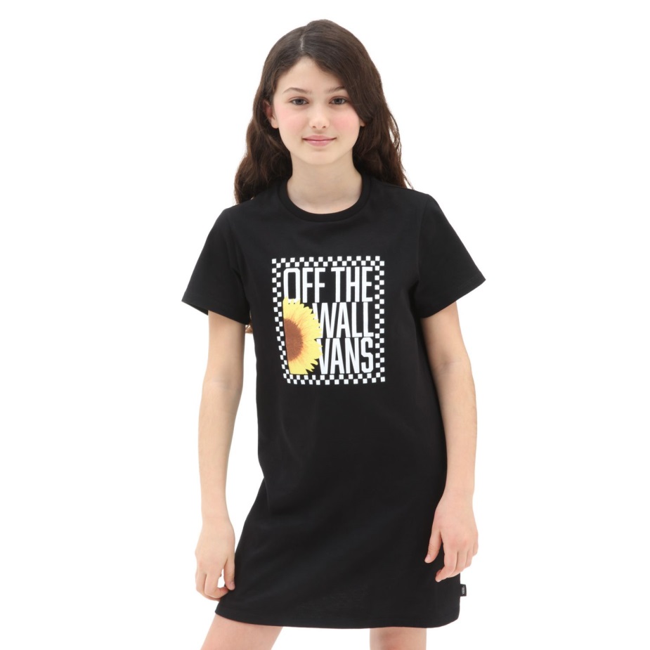 Vans κορίτσι ηλιόλουστο φόρεμα (8-14 ετών) μαύρο