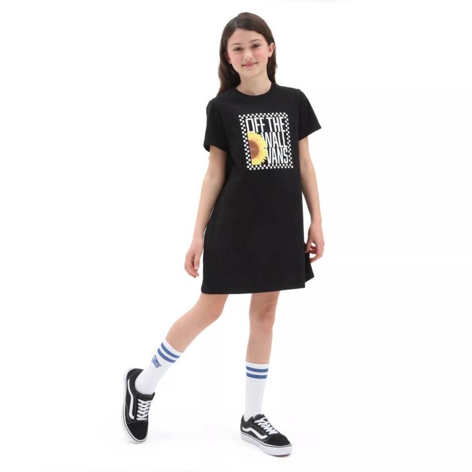 Vans κορίτσι ηλιόλουστο φόρεμα (8-14 ετών) μαύρο