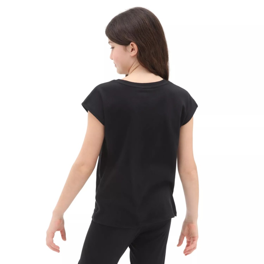 Vans κοριτσίστικα Mar Mar Knot Tee (8-14 ετών) μαύρο