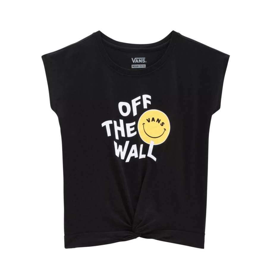 Vans κοριτσίστικα Mar Mar Knot Tee (8-14 ετών) μαύρο