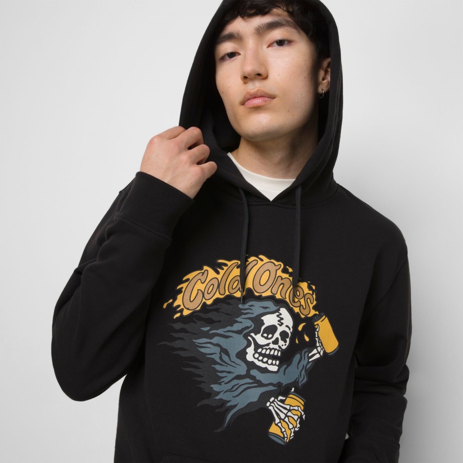 Vans κρύα Hoodie μαύρο