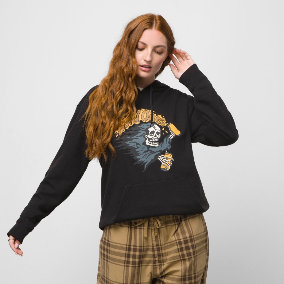 Vans κρύα Hoodie μαύρο