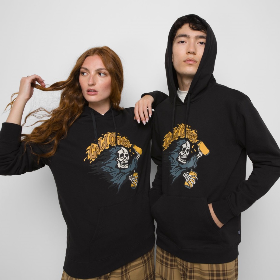 Vans κρύα Hoodie μαύρο