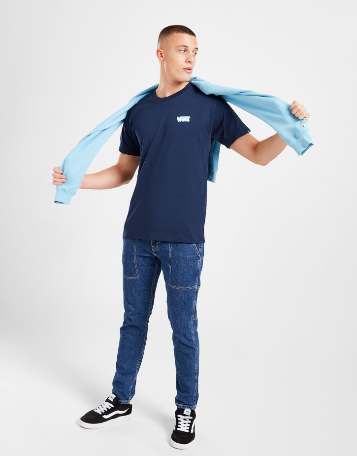 Vans κυματιστή μπλούζα μπλε