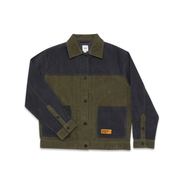 Vans κόσμος κωδικός κοτλέ σακάκι σταφυλόφυλλο