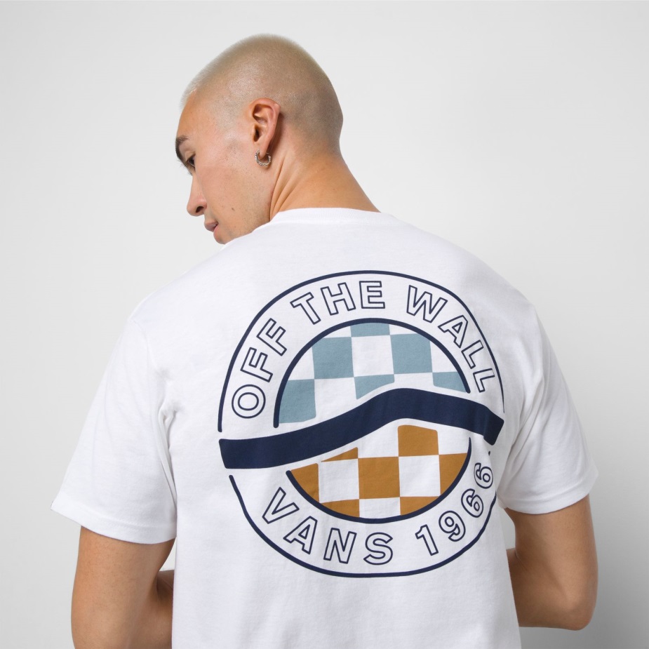 Vans κύκλο πλαϊνό μπλουζάκι λευκό