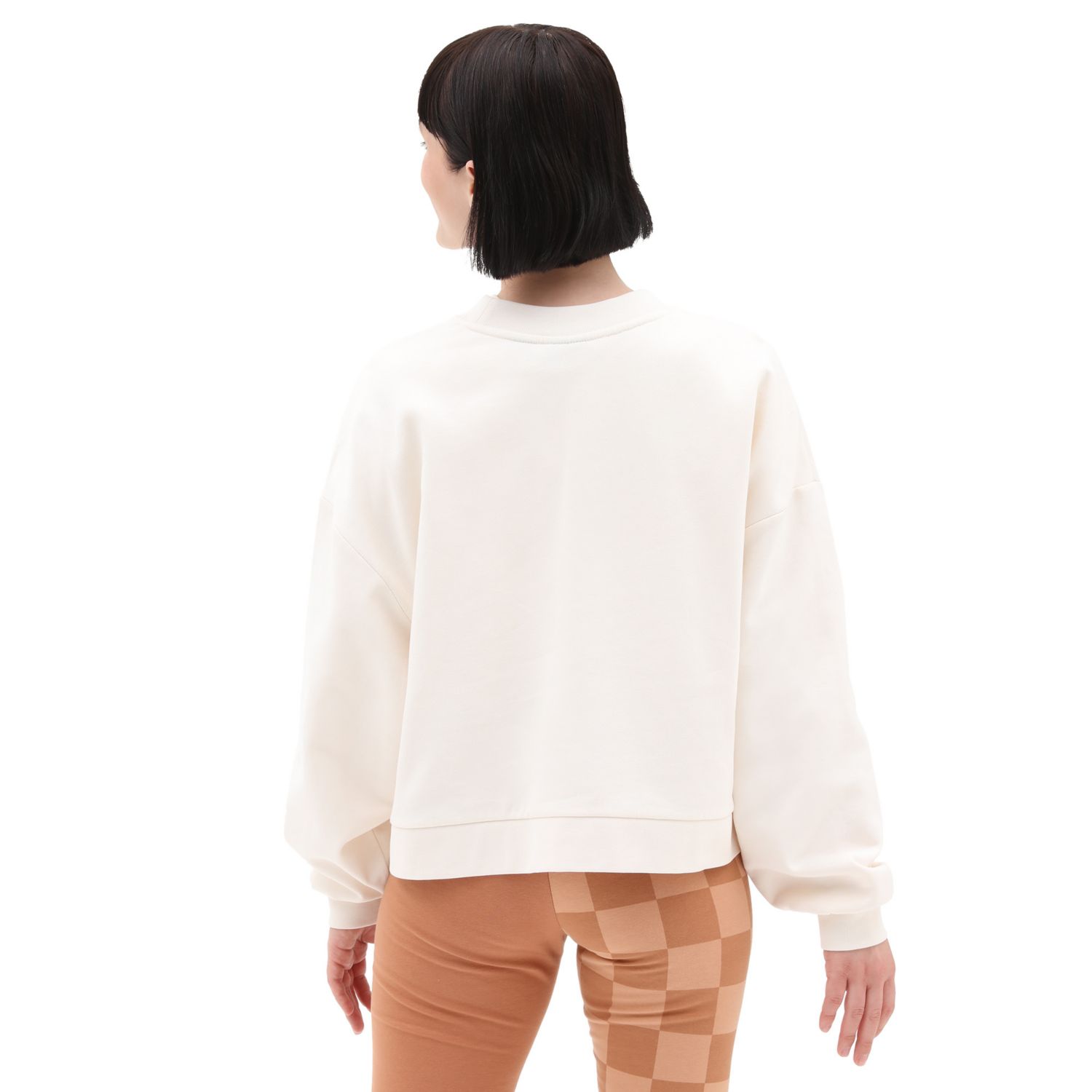 Vans λευκό φούτερ υπερβολής του πληρώματος