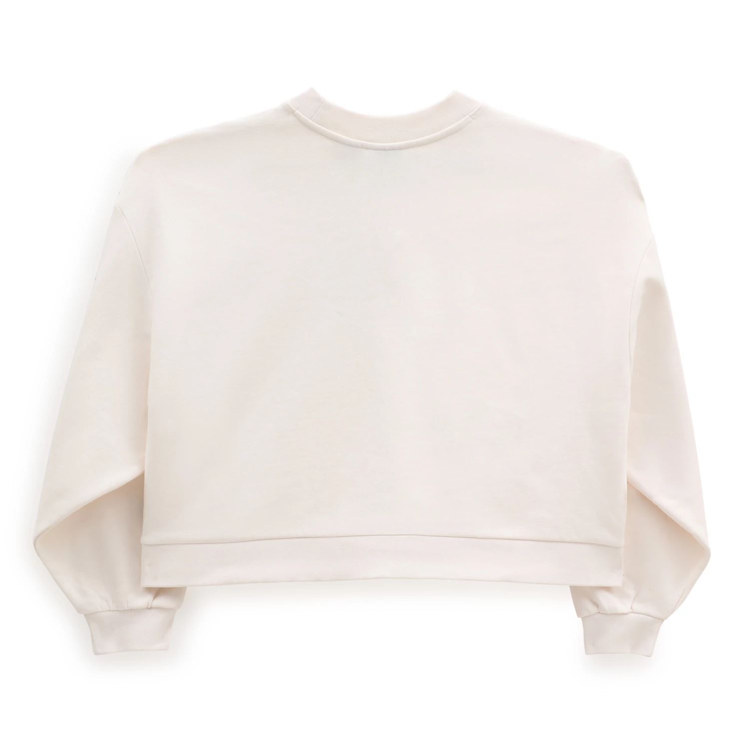 Vans λευκό φούτερ υπερβολής του πληρώματος