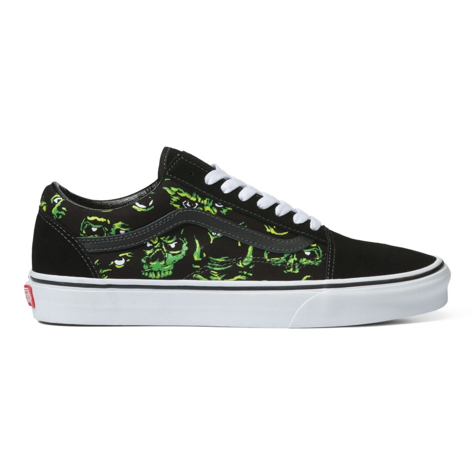 Vans μάτια στο σκοτεινό παλιό Skool Black-multi