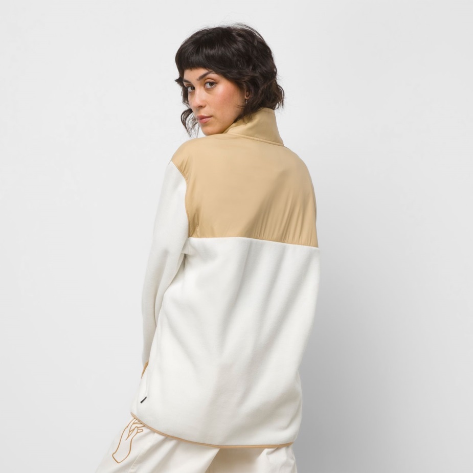 Vans μαμούθ Hoodie αντίκα λευκό-taos Taupe