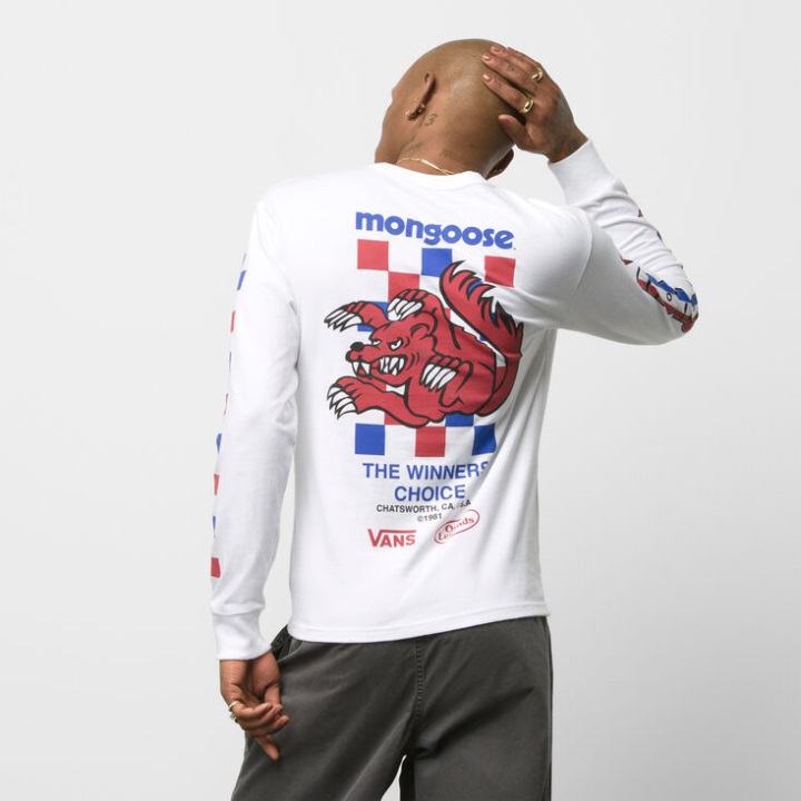 Vans μας Legends μακρυμάνικο μπλουζάκι λευκό