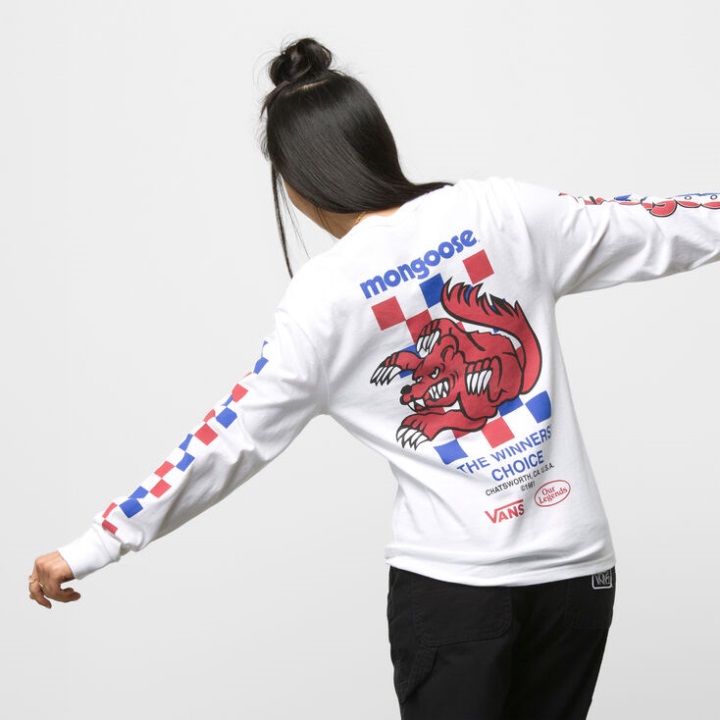 Vans μας Legends μακρυμάνικο μπλουζάκι λευκό