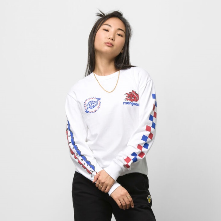 Vans μας Legends μακρυμάνικο μπλουζάκι λευκό