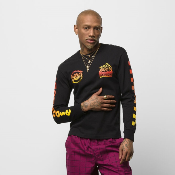 Vans μας Legends μακρυμάνικο μπλουζάκι μαύρο