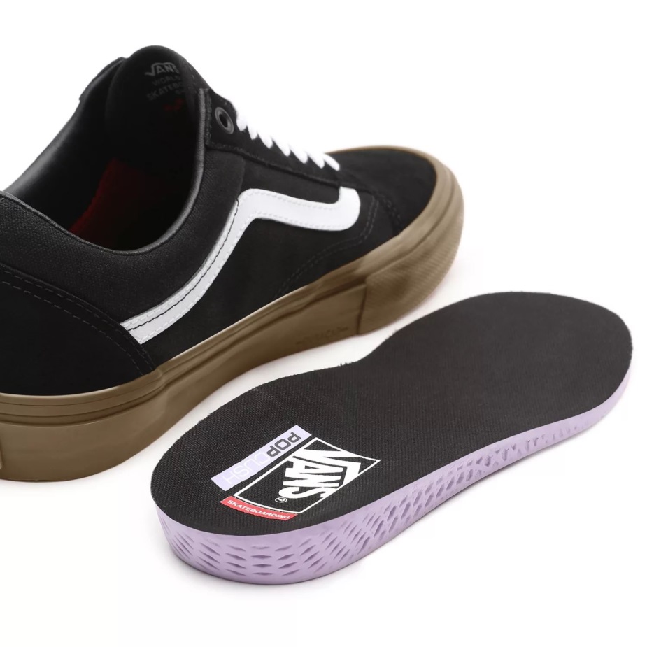 Vans μαύρο πατίνι παλιά παπούτσια Skool