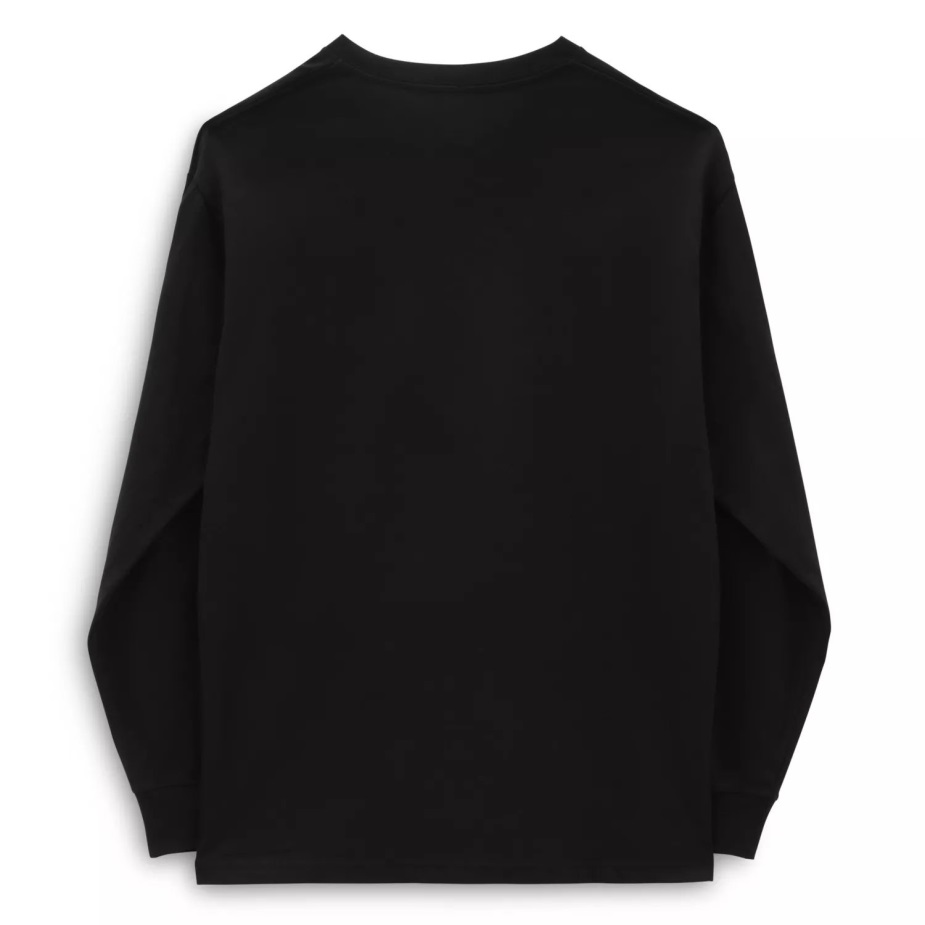 Vans με λαμπερά μάτια μακρυμάνικο μπλουζάκι μαύρο