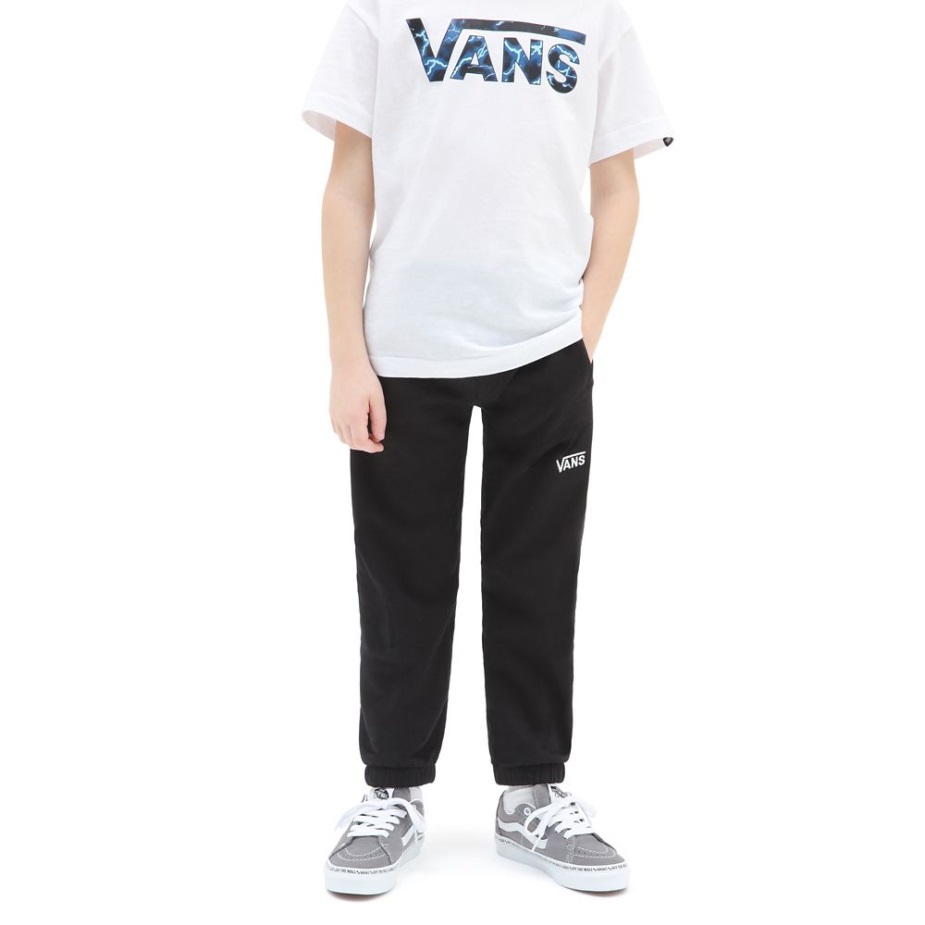 Vans μικρά παιδικά Core Basic Fleece παντελόνι (2-8 ετών) μαύρο