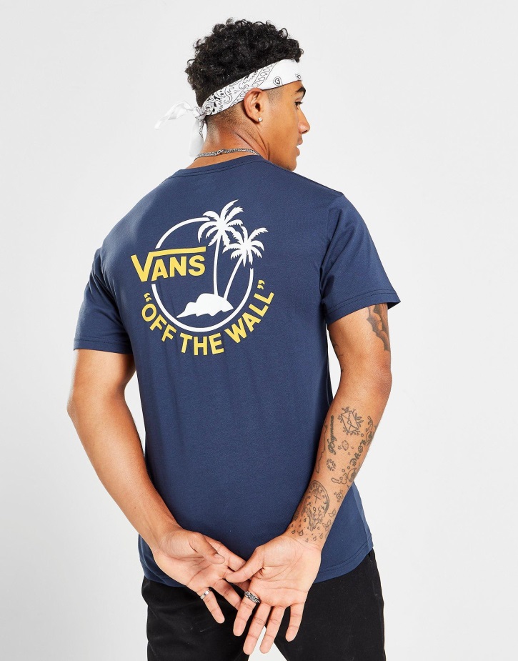 Vans μπλουζάκι παλάμη μπλε