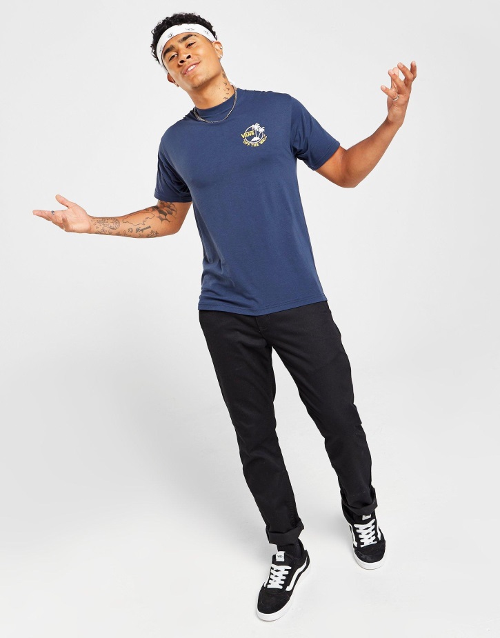 Vans μπλουζάκι παλάμη μπλε