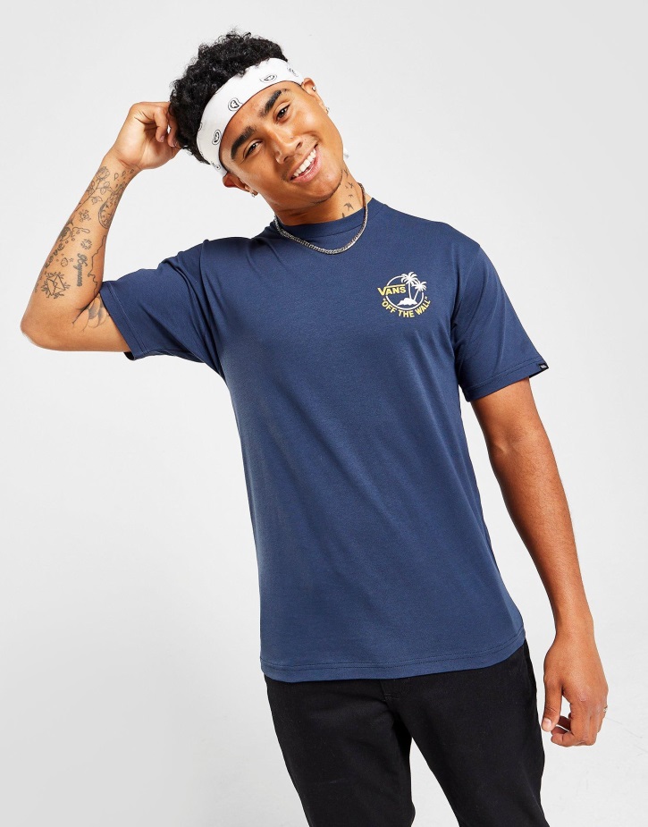 Vans μπλουζάκι παλάμη μπλε