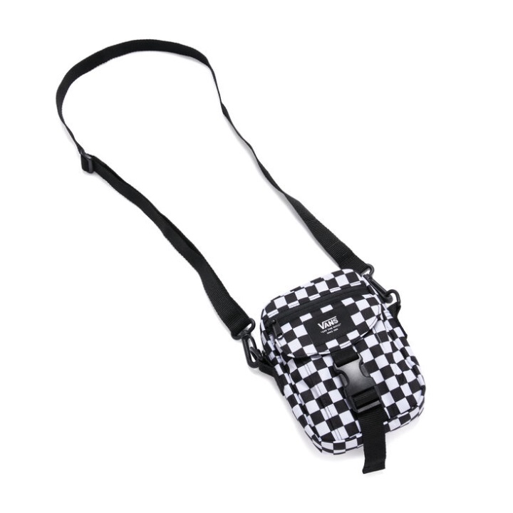 Vans νέα τσάντα ώμου Varsity μαύρο-άσπρο έλεγχος