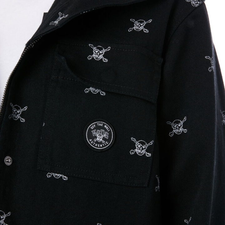 Vans νέο πανεπιστημιακό μπουφάν μαύρο