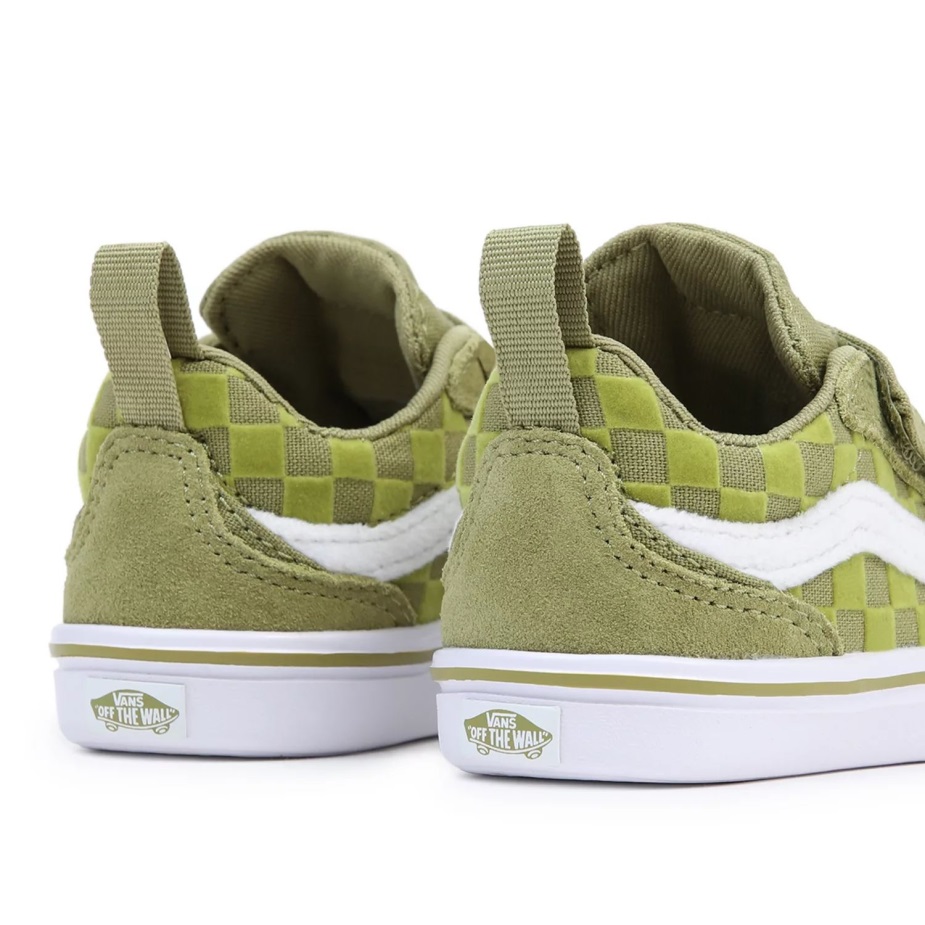 Vans νήπιο Comfycush νέο σχολείο V παπούτσια (1-4 ετών) πράσινα