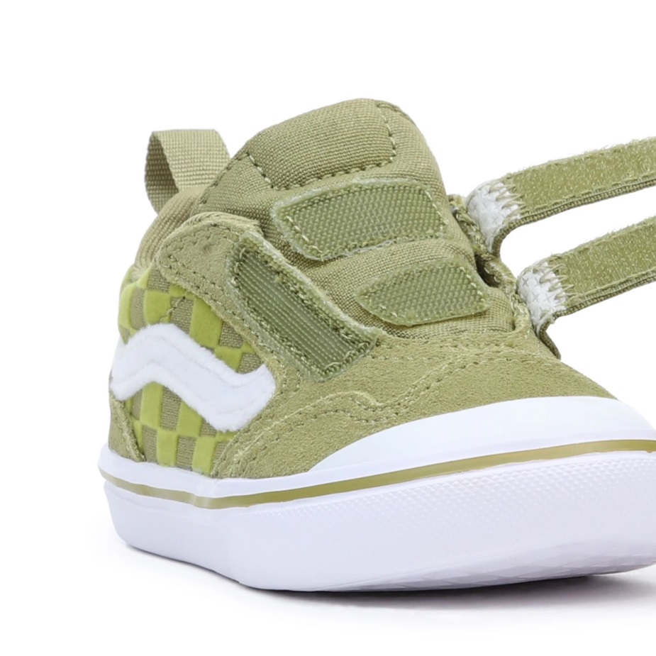 Vans νήπιο Comfycush νέο σχολείο V παπούτσια (1-4 ετών) πράσινα