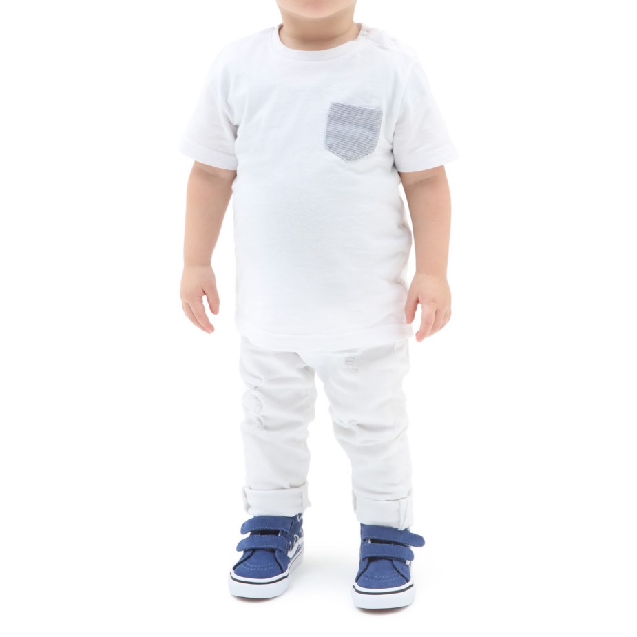 Vans νήπιο Sk8-μεσαία επανέκδοση V παπούτσια (1-4 ετών) μπλε