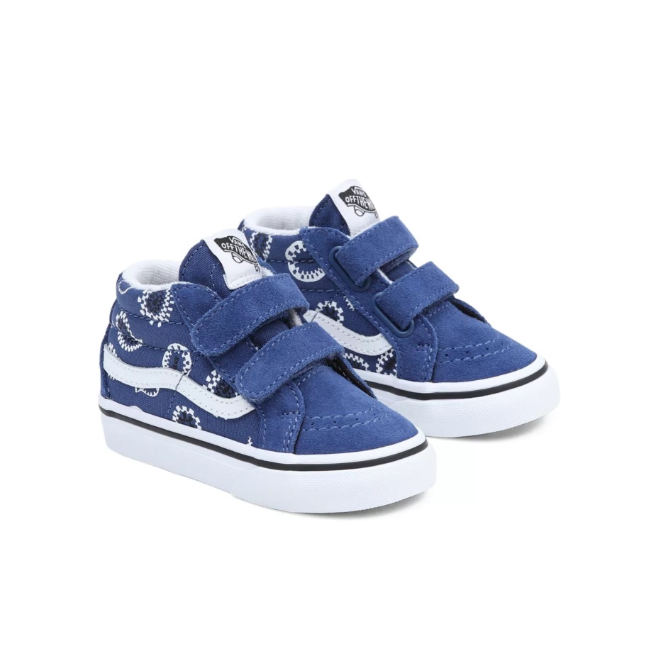 Vans νήπιο Sk8-μεσαία επανέκδοση V παπούτσια (1-4 ετών) μπλε