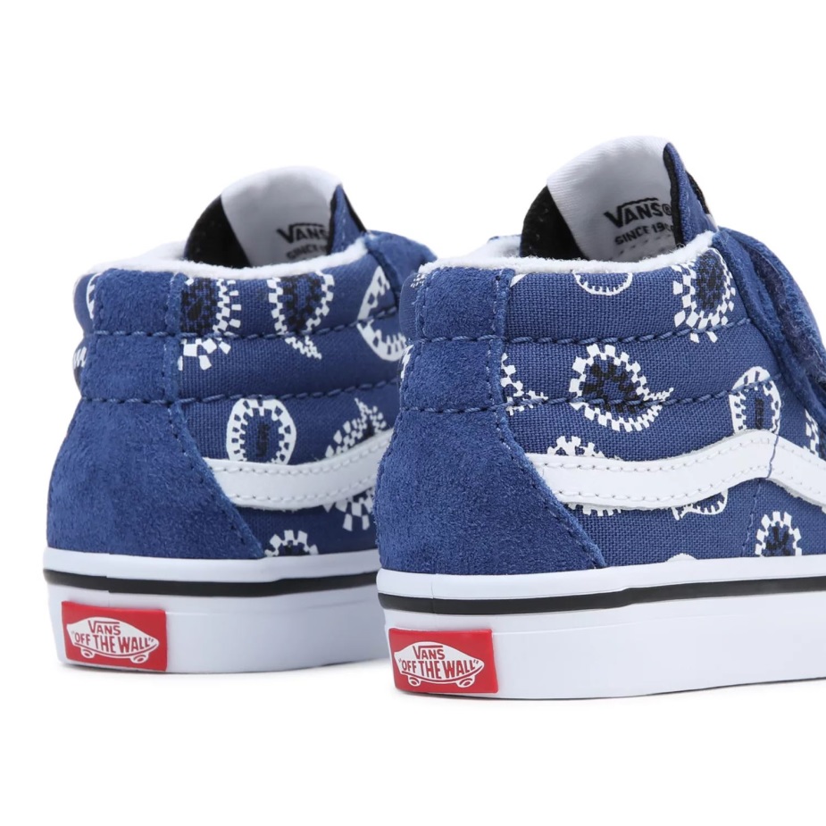 Vans νήπιο Sk8-μεσαία επανέκδοση V παπούτσια (1-4 ετών) μπλε