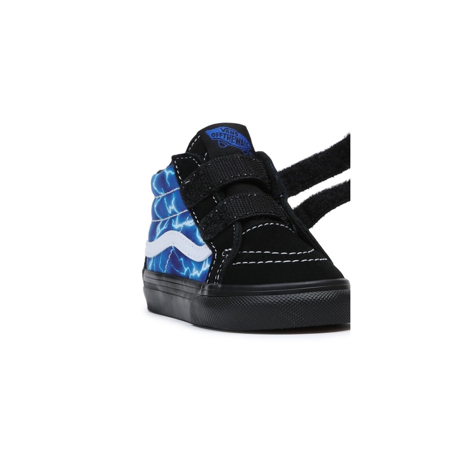 Vans νήπιο Sk8-μεσαία επανέκδοση V παπούτσια (1-4 ετών) μπλε-μαύρο