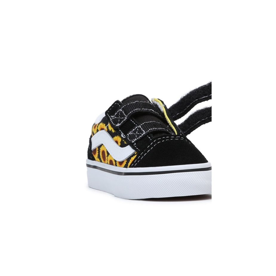 Vans νήπιο παλιό Skool V παπούτσια (1-4 ετών) μαύρα