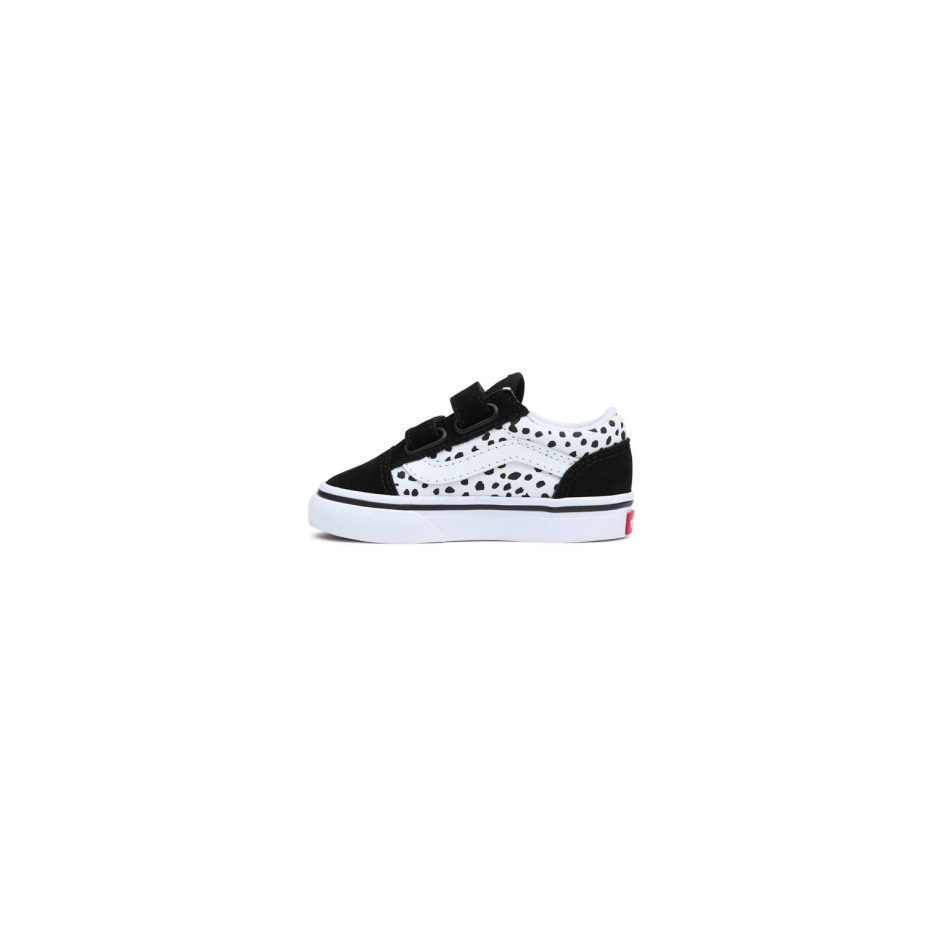 Vans νήπιο παλιό Skool V παπούτσια (1-4 ετών) μαύρο-άσπρο
