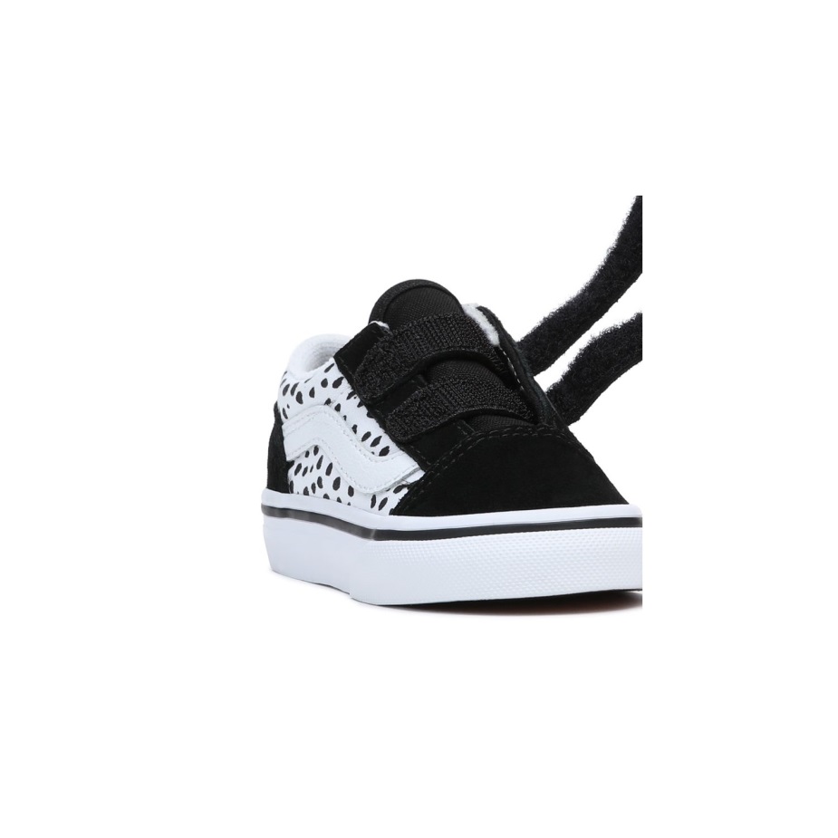 Vans νήπιο παλιό Skool V παπούτσια (1-4 ετών) μαύρο-άσπρο